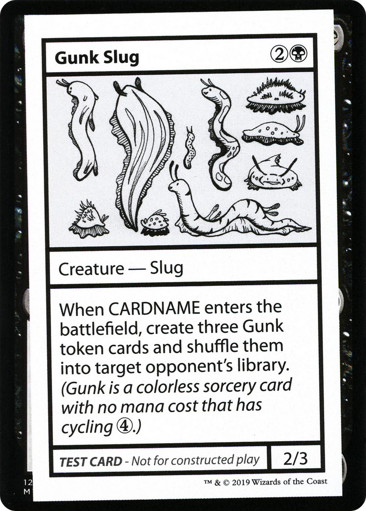 Gunk Slug (CMB2-043) - Mystery Booster Playtest Cards 2021 - Premium MTG Single from Wizards of the Coast - Just $0.25! Shop now at Game Crave Tournament Store