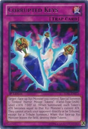 Corrupted Keys (JOTL-EN072) - Judgment of the Light Unlimited - Premium Yugioh Single from Konami - Just $0.25! Shop now at Game Crave Tournament Store