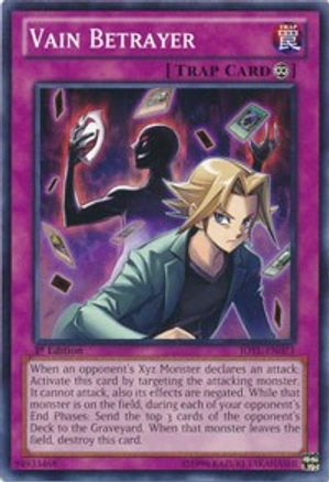 Vain Betrayer (JOTL-EN073) - Judgment of the Light 1st Edition - Premium Yugioh Single from Konami - Just $0.25! Shop now at Game Crave Tournament Store