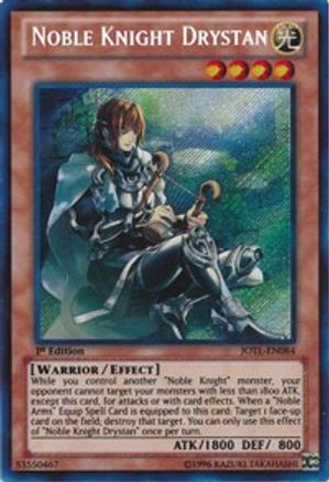 Noble Knight Drystan (JOTL-EN084) - Judgment of the Light 1st Edition - Premium Yugioh Single from Konami - Just $2.10! Shop now at Game Crave Tournament Store