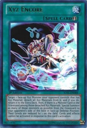 Xyz Encore (JOTL-EN088) - Judgment of the Light 1st Edition - Premium Yugioh Single from Konami - Just $0.92! Shop now at Game Crave Tournament Store