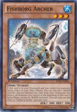 Fishborg Archer (JOTL-EN096) - Judgment of the Light Unlimited - Premium Yugioh Single from Konami - Just $0.25! Shop now at Game Crave Tournament Store