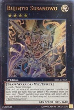 Bujintei Susanowo (UTR) (JOTL-EN057) - Judgment of the Light Unlimited - Premium Yugioh Single from Konami - Just $4.05! Shop now at Game Crave Tournament Store