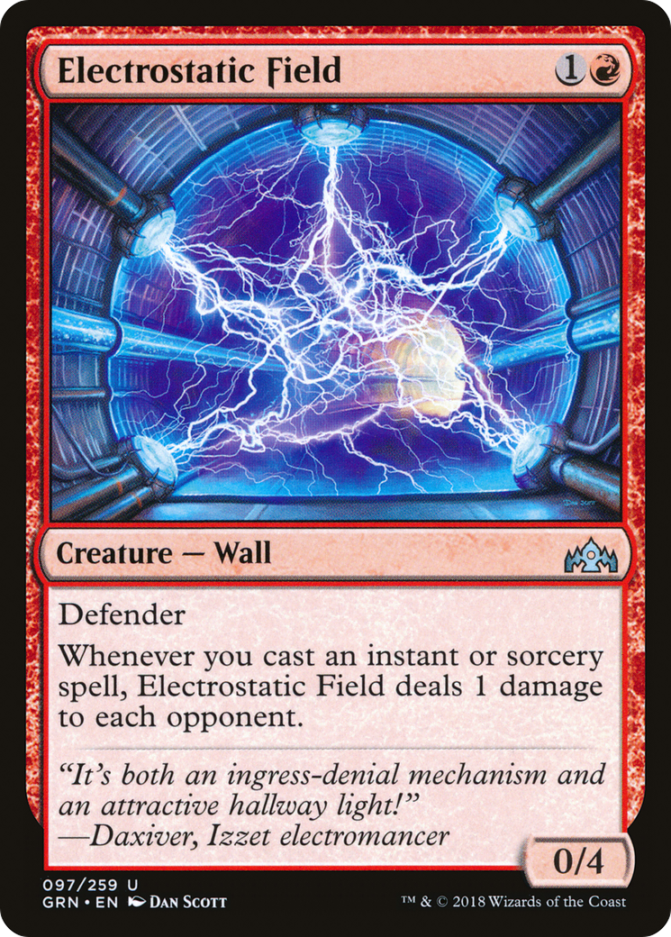 Electrostatic Field (GRN-097) - Guilds of Ravnica - Premium MTG Single from Wizards of the Coast - Just $0.70! Shop now at Game Crave Tournament Store