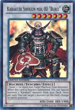 Karakuri Shogun mdl 00 "Burei" (CT10-EN009) - 2013 Collectors Tins Limited - Premium Yugioh Single from Konami - Just $0.30! Shop now at Game Crave Tournament Store