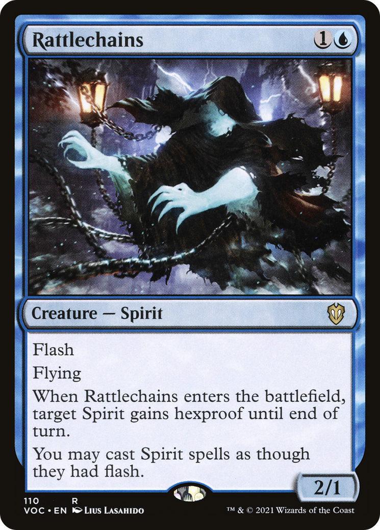 Rattlechains (VOC-110) - Crimson Vow Commander - Premium MTG Single from Wizards of the Coast - Just $0.25! Shop now at Game Crave Tournament Store