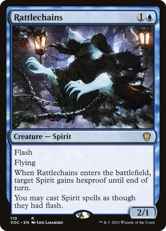 Rattlechains (VOC-110) - Crimson Vow Commander - Premium MTG Single from Wizards of the Coast - Just $0.25! Shop now at Game Crave Tournament Store