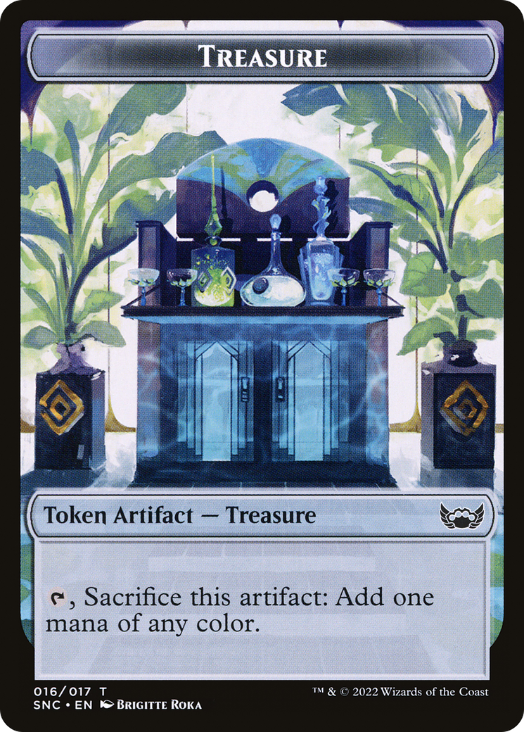 Treasure (TSNC-016) - Streets of New Capenna Tokens - Premium MTG Single from Wizards of the Coast - Just $0! Shop now at Game Crave Tournament Store