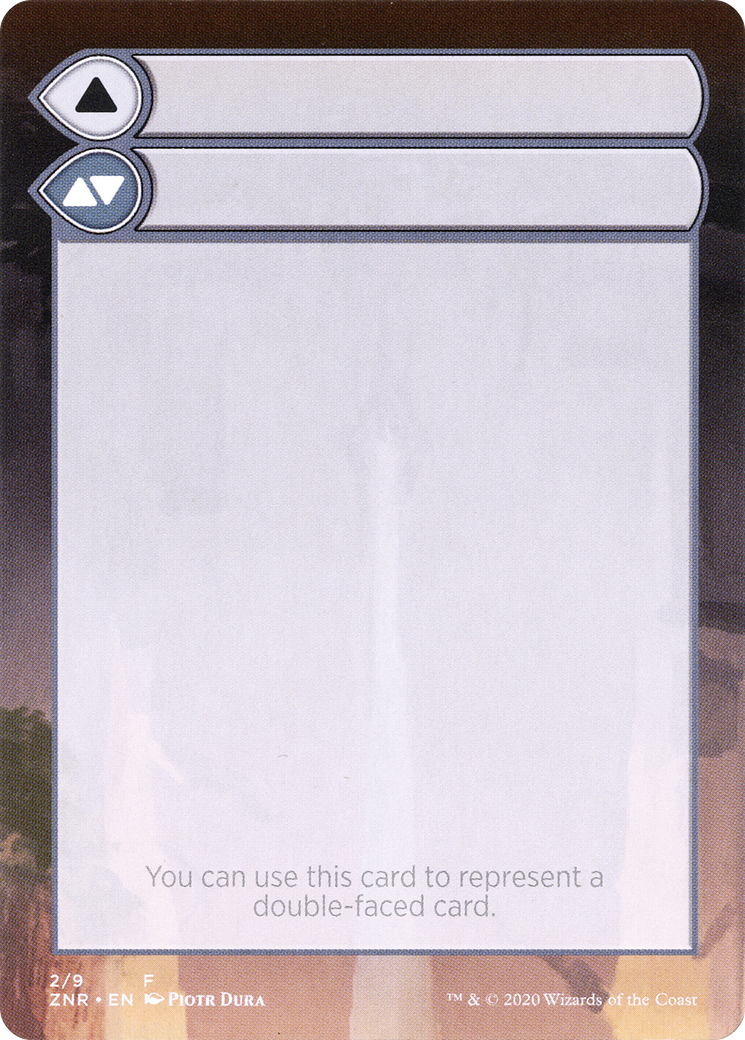 Double-Faced Substitute Card (SZNR-002) - Zendikar Rising Substitute Cards - Premium MTG Single from Wizards of the Coast - Just $0! Shop now at Game Crave Tournament Store