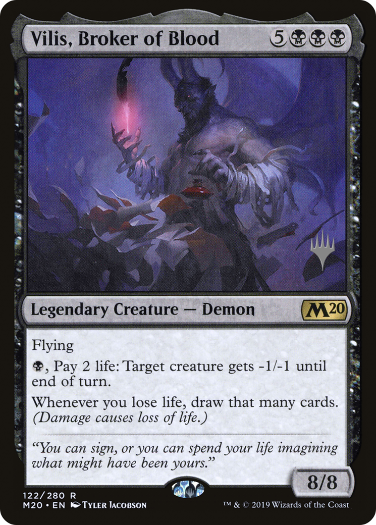 Vilis, Broker of Blood (PM20-122P) - Core Set 2020 Promos Foil - Premium MTG Single from Wizards of the Coast - Just $12.15! Shop now at Game Crave Tournament Store