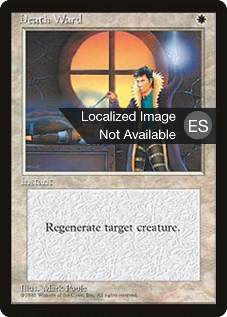 Death Ward (4BB-021) - Fourth Edition Foreign Black Border - Premium MTG Single from Wizards of the Coast - Just $0.79! Shop now at Game Crave Tournament Store