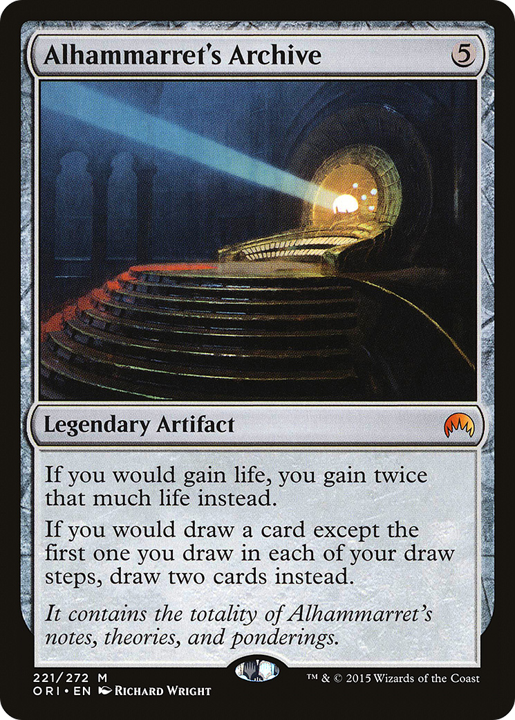 Alhammarret's Archive (ORI-221) - Magic Origins - Premium MTG Single from Wizards of the Coast - Just $3.38! Shop now at Game Crave Tournament Store