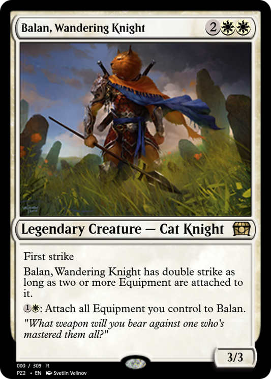 Balan, Wandering Knight (PZ2-65757) - Treasure Chest - Premium MTG Single from Wizards of the Coast - Just $0! Shop now at Game Crave Tournament Store