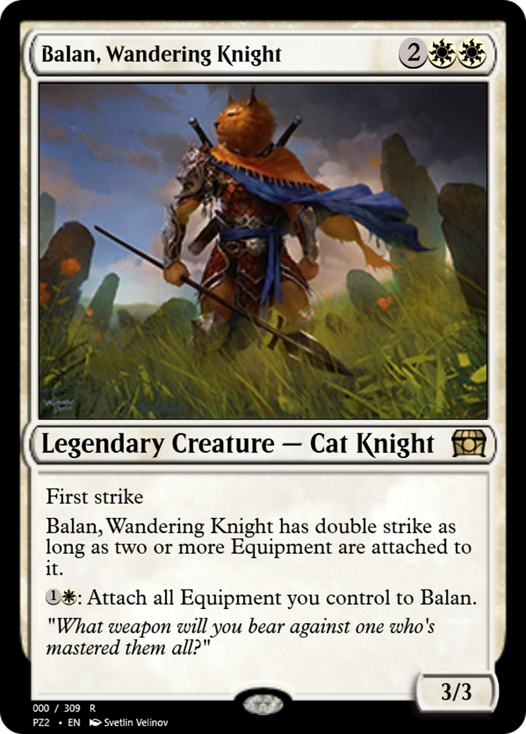 Balan, Wandering Knight (PZ2-65757) - Treasure Chest Foil - Premium MTG Single from Wizards of the Coast - Just $0! Shop now at Game Crave Tournament Store