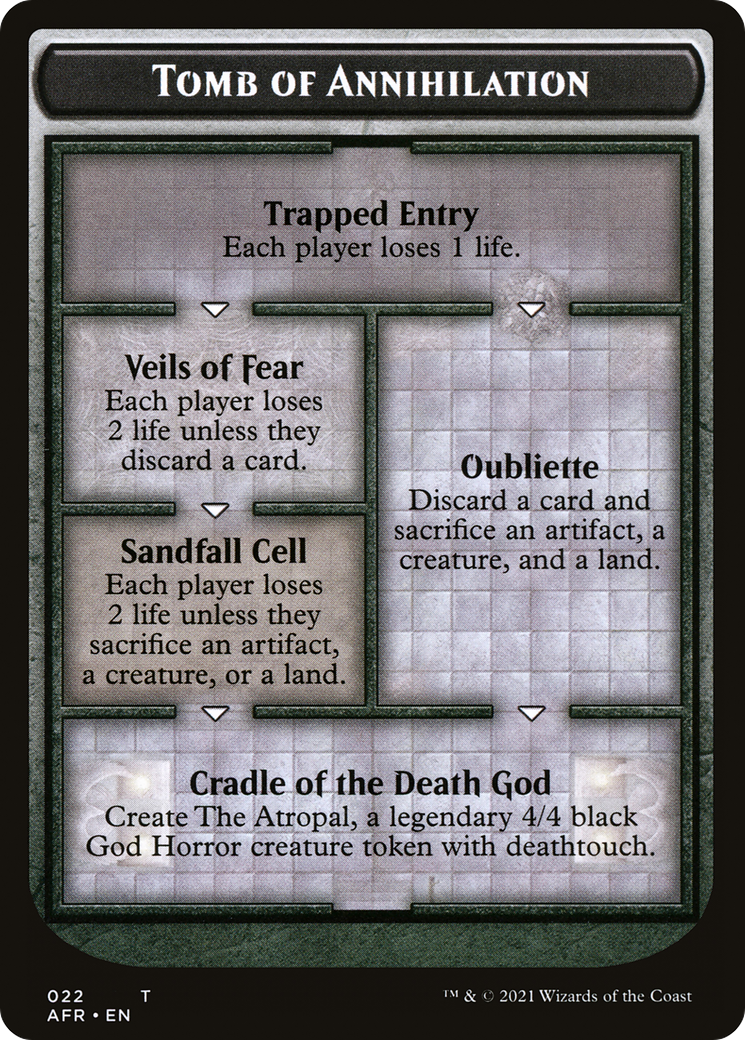 Tomb of Annihilation (TAFR-022) - Adventures in the Forgotten Realms Tokens - Premium MTG Single from Wizards of the Coast - Just $0! Shop now at Game Crave Tournament Store