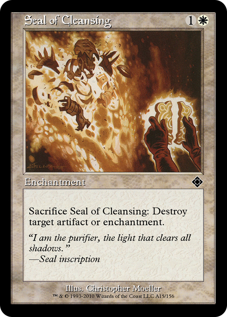 Seal of Cleansing (TD0-A15) - Magic Online Theme Decks - Premium MTG Single from Wizards of the Coast - Just $0! Shop now at Game Crave Tournament Store