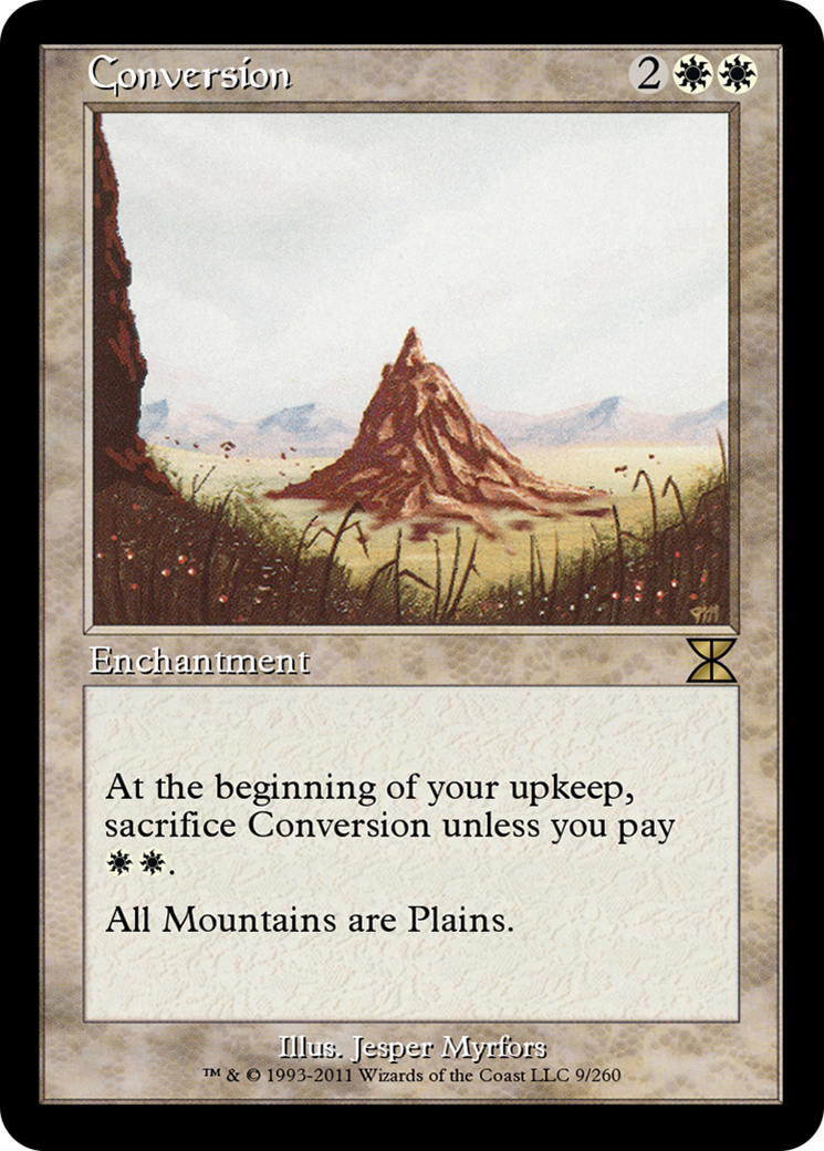 Conversion (ME4-009) - Masters Edition IV - Premium MTG Single from Wizards of the Coast - Just $0! Shop now at Game Crave Tournament Store
