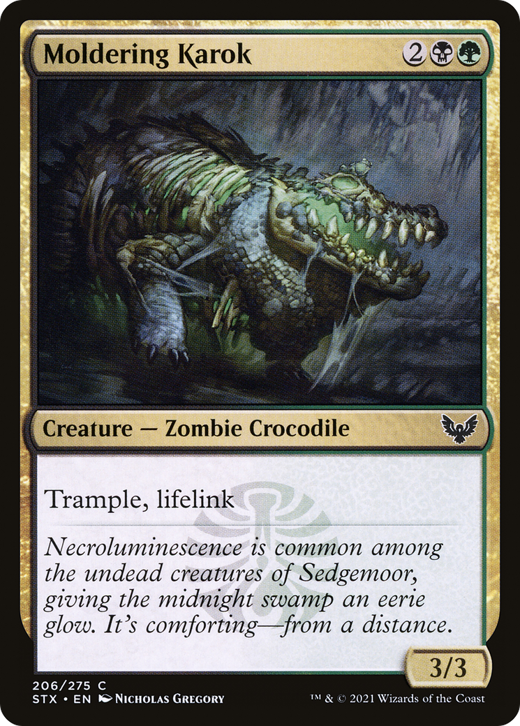 Moldering Karok (STX-206) - Strixhaven: School of Mages - Premium MTG Single from Wizards of the Coast - Just $0.08! Shop now at Game Crave Tournament Store