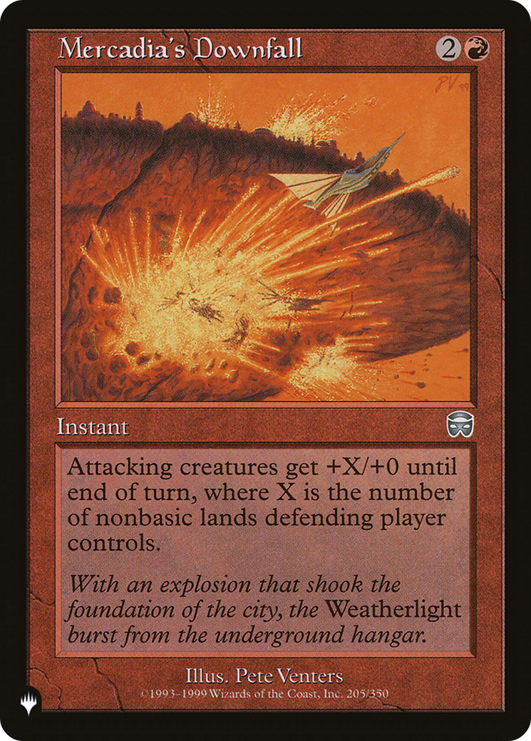 Mercadia's Downfall (PLIST-1053) - The List - Premium MTG Single from Wizards of the Coast - Just $0.25! Shop now at Game Crave Tournament Store