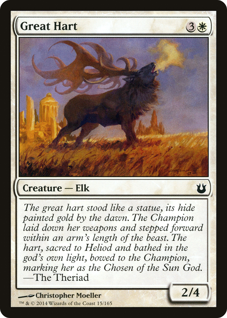 Great Hart (BNG-015) - Born of the Gods - Premium MTG Single from Wizards of the Coast - Just $0.08! Shop now at Game Crave Tournament Store