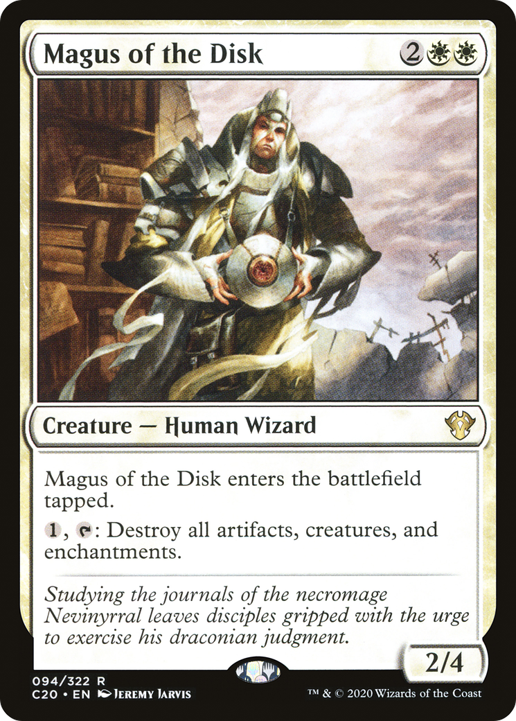 Magus of the Disk (C20-094) - Commander 2020 - Premium MTG Single from Wizards of the Coast - Just $0.08! Shop now at Game Crave Tournament Store