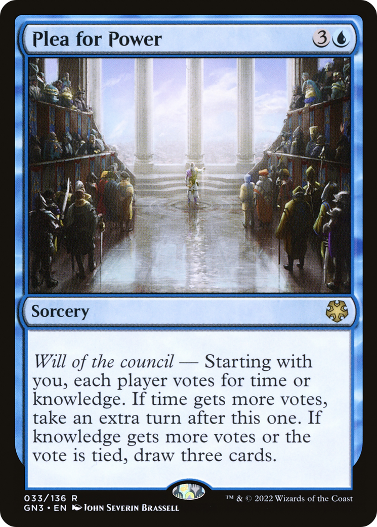 Plea for Power (GN3-033) - Game Night: Free-for-All - Premium MTG Single from Wizards of the Coast - Just $0.08! Shop now at Game Crave Tournament Store