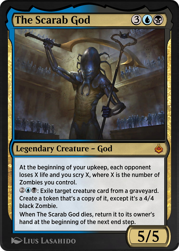 The Scarab God (AKR-259) - Amonkhet Remastered - Premium MTG Single from Wizards of the Coast - Just $0! Shop now at Game Crave Tournament Store