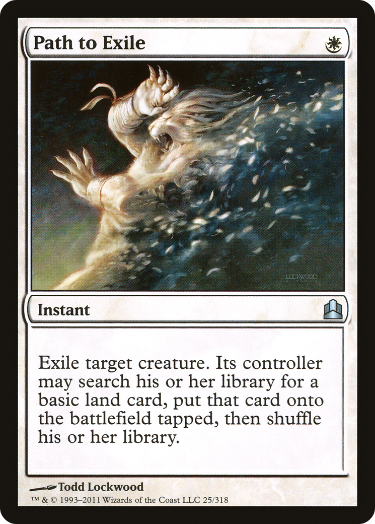 Path to Exile (CMD-025) - Commander 2011 - Premium MTG Single from Wizards of the Coast - Just $0.82! Shop now at Game Crave Tournament Store