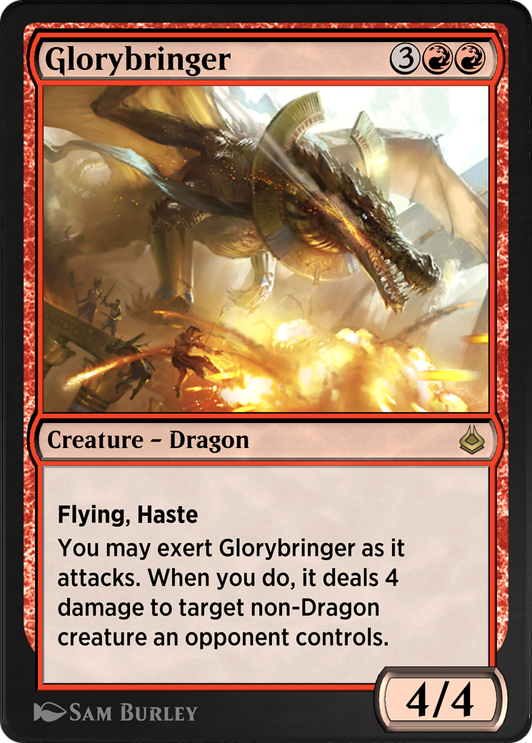 Glorybringer (AKR-157) - Amonkhet Remastered - Premium MTG Single from Wizards of the Coast - Just $0! Shop now at Game Crave Tournament Store