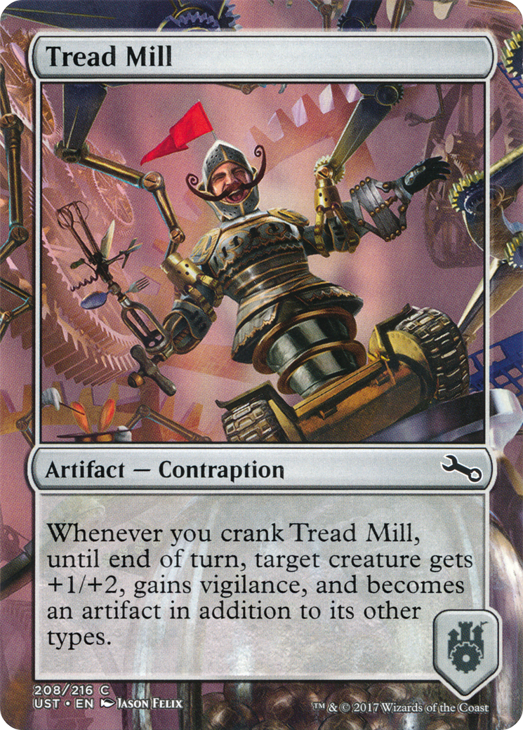 Tread Mill (UST-208) - Unstable (Borderless) - Premium MTG Single from Wizards of the Coast - Just $0.08! Shop now at Game Crave Tournament Store