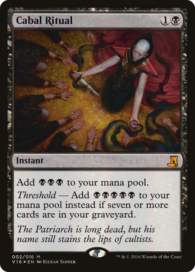 Cabal Ritual (V16-002) - From the Vault: Lore Foil - Premium MTG Single from Wizards of the Coast - Just $6.62! Shop now at Game Crave Tournament Store