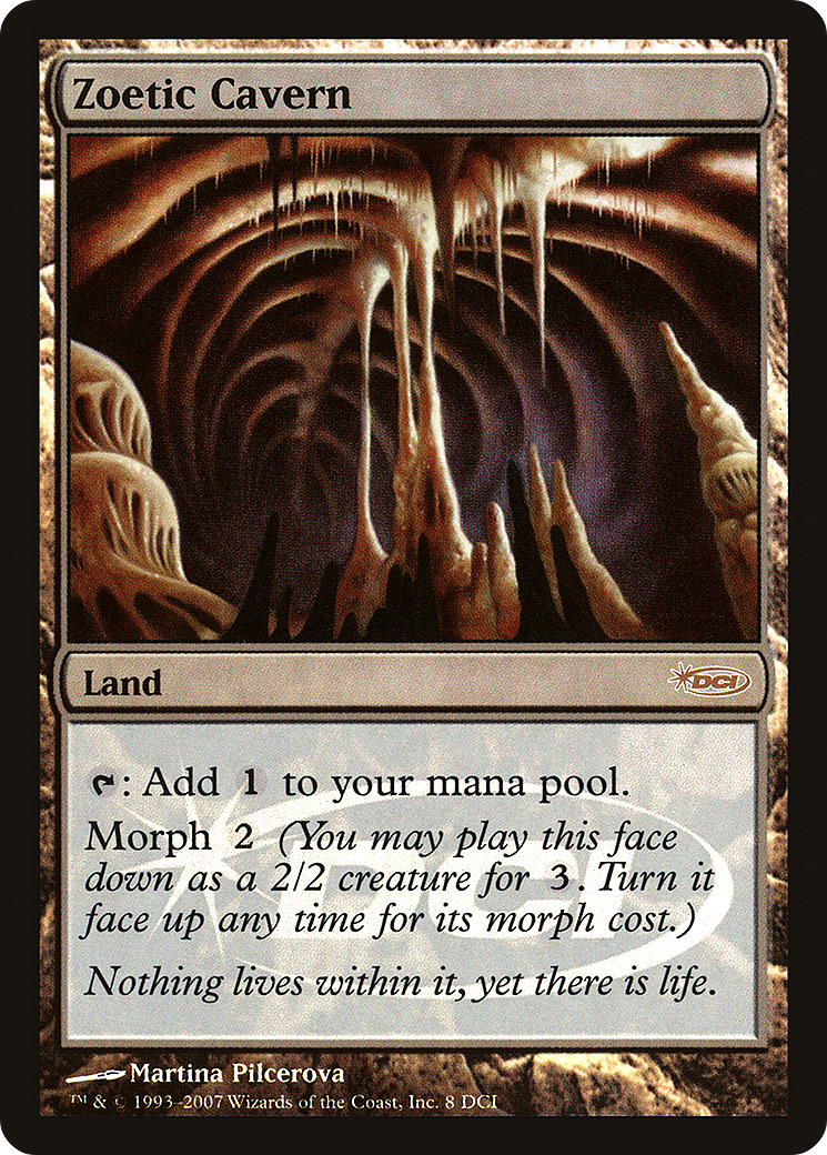Zoetic Cavern (PDCI-008) - DCI Promos Foil - Premium MTG Single from Wizards of the Coast - Just $0.46! Shop now at Game Crave Tournament Store