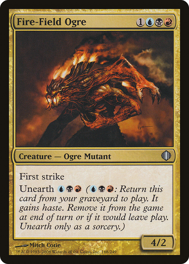 Fire-Field Ogre (ALA-168) - Shards of Alara - Premium MTG Single from Wizards of the Coast - Just $0.08! Shop now at Game Crave Tournament Store