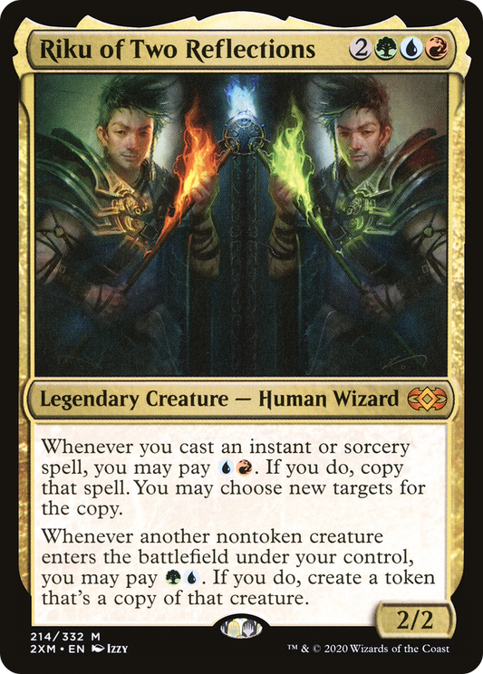 Riku of Two Reflections (2XM-214) - Double Masters - Premium MTG Single from Wizards of the Coast - Just $1.44! Shop now at Game Crave Tournament Store
