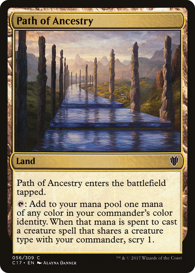 Path of Ancestry (C17-056) - Commander 2017 - Premium MTG Single from Wizards of the Coast - Just $0.25! Shop now at Game Crave Tournament Store