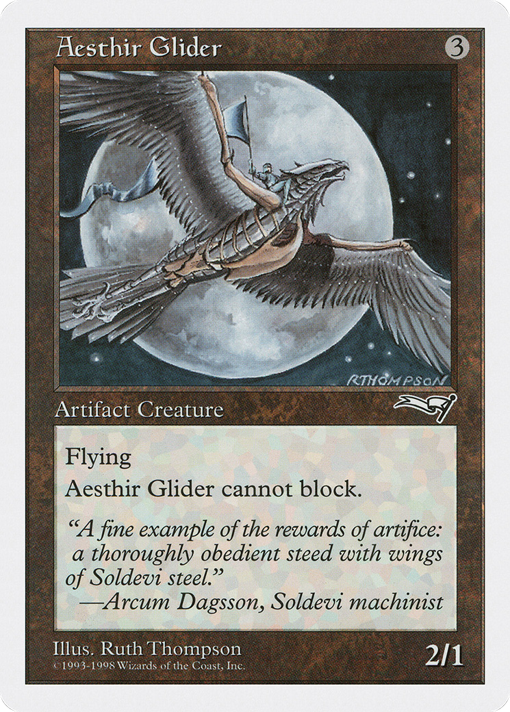 Aesthir Glider (ATH-067) - Anthologies - Premium MTG Single from Wizards of the Coast - Just $0.25! Shop now at Game Crave Tournament Store