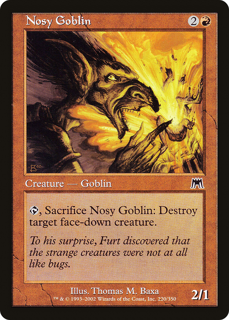 Nosy Goblin (ONS-220) - Onslaught - Premium MTG Single from Wizards of the Coast - Just $0.08! Shop now at Game Crave Tournament Store