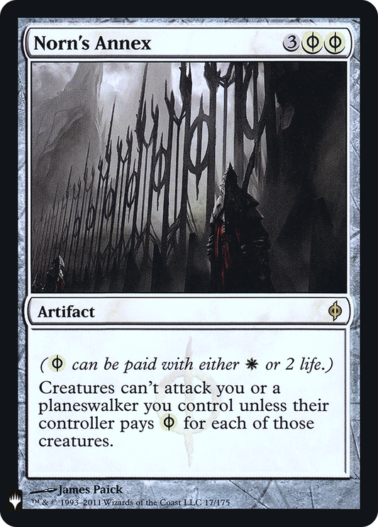 Norn's Annex (FMB1-010) - Mystery Booster Retail Edition Foils Foil - Premium MTG Single from Wizards of the Coast - Just $0.63! Shop now at Game Crave Tournament Store