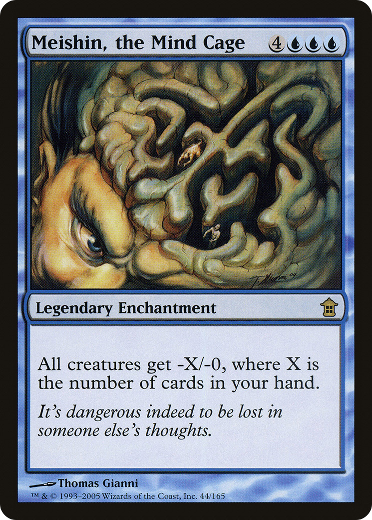 Meishin, the Mind Cage (SOK-044) - Saviors of Kamigawa - Premium MTG Single from Wizards of the Coast - Just $0.54! Shop now at Game Crave Tournament Store