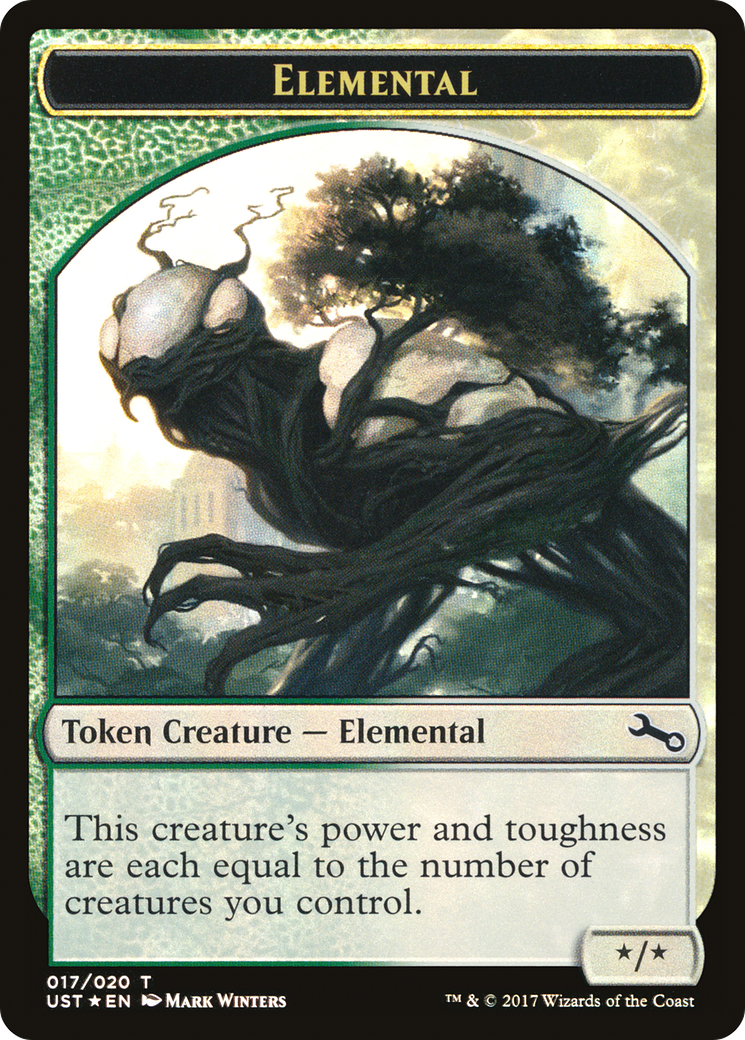 Elemental // Elemental (TUST-017) - Unstable Tokens Foil - Premium MTG Single from Wizards of the Coast - Just $0.25! Shop now at Game Crave Tournament Store