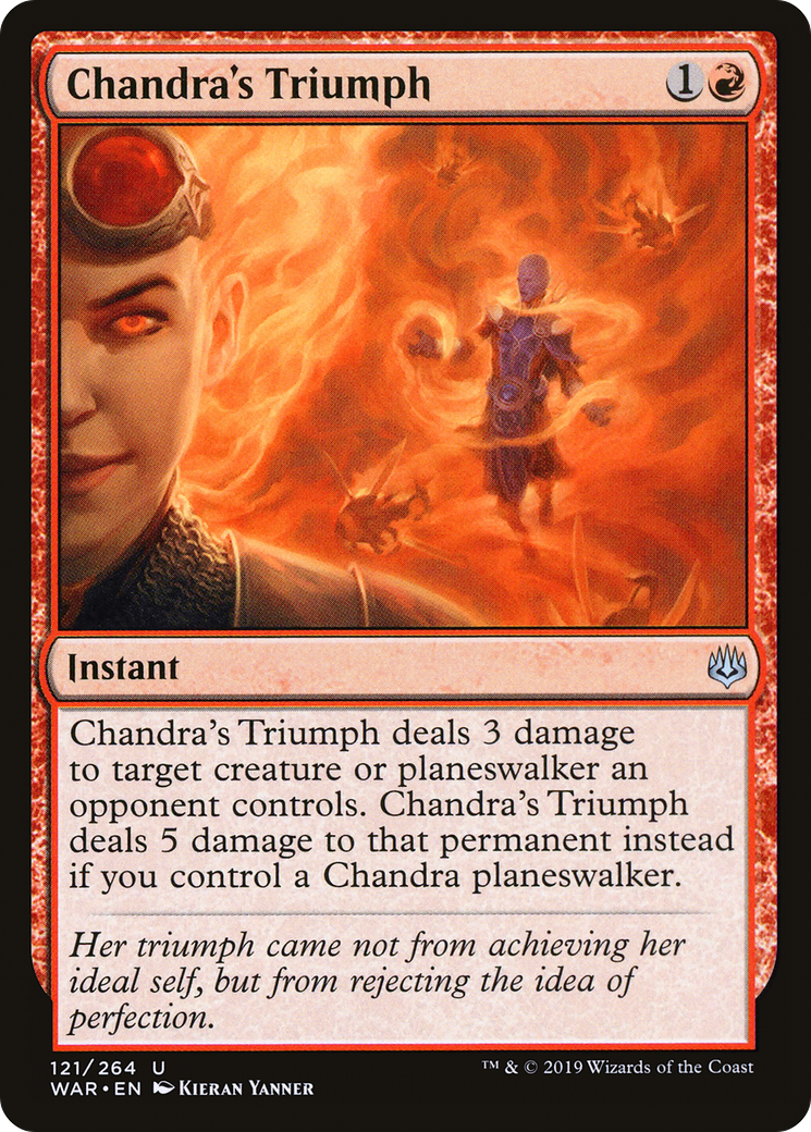 Chandra's Triumph (WAR-121) - War of the Spark - Premium MTG Single from Wizards of the Coast - Just $0.08! Shop now at Game Crave Tournament Store