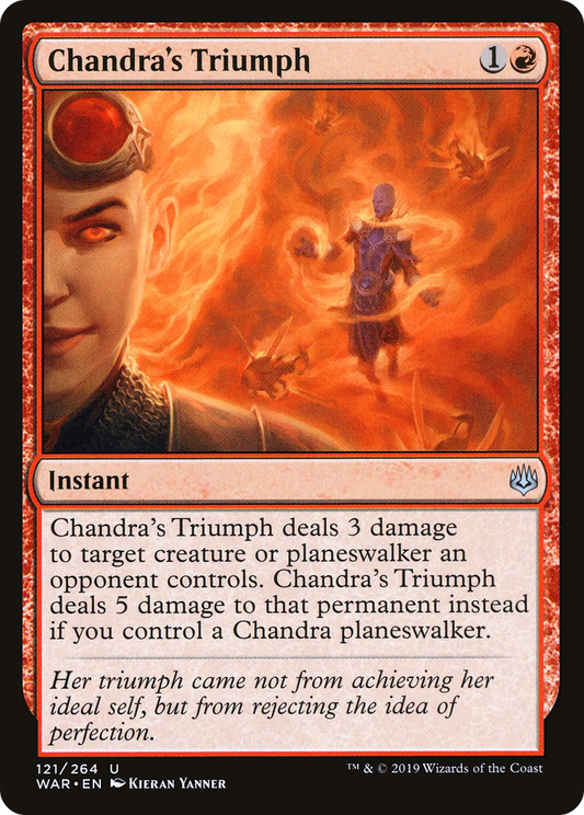 Chandra's Triumph (WAR-121) - War of the Spark - Premium MTG Single from Wizards of the Coast - Just $0.08! Shop now at Game Crave Tournament Store