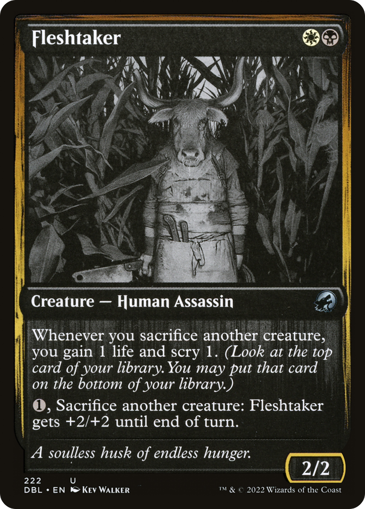 Fleshtaker (DBL-222) - Innistrad: Double Feature Foil - Premium MTG Single from Wizards of the Coast - Just $0.78! Shop now at Game Crave Tournament Store