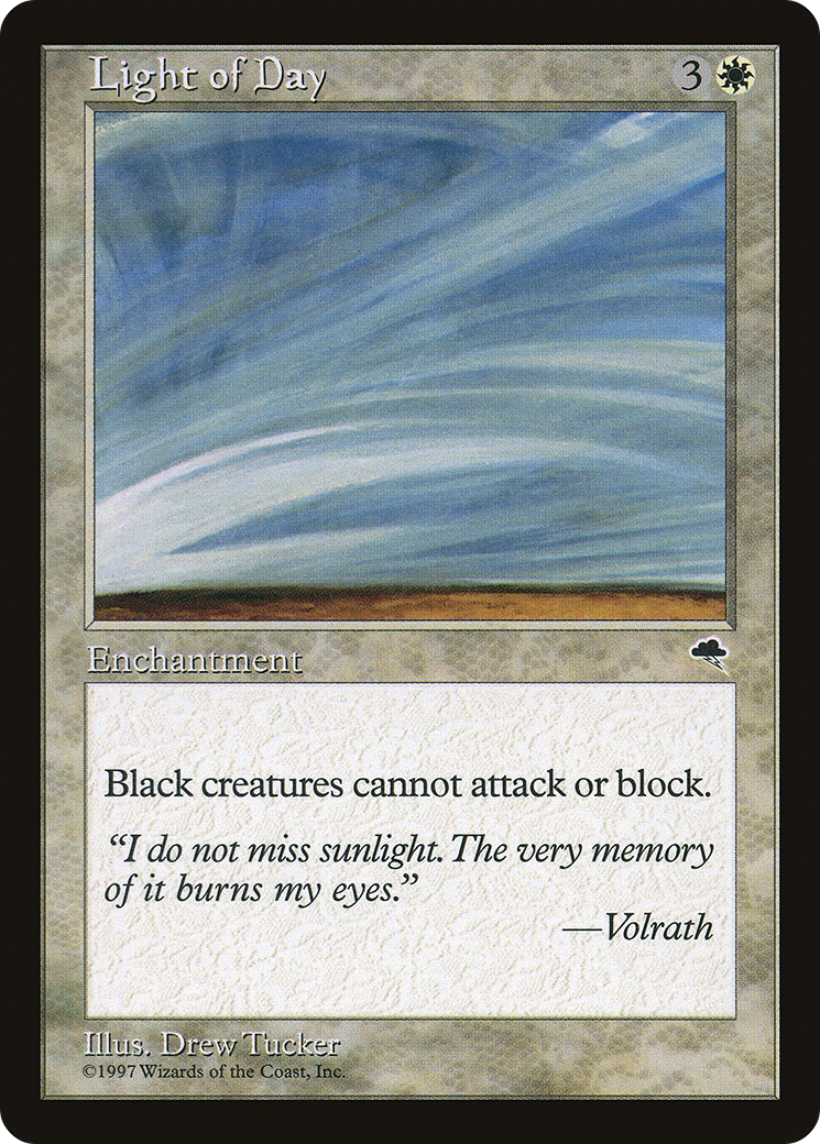 Light of Day (TMP-027) - Tempest - Premium MTG Single from Wizards of the Coast - Just $0.08! Shop now at Game Crave Tournament Store
