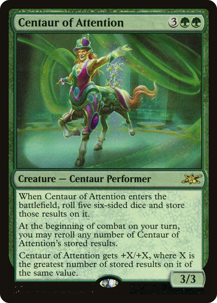 Centaur of Attention (UNF-418) - Unfinity Foil - Premium MTG Single from Wizards of the Coast - Just $0.08! Shop now at Game Crave Tournament Store