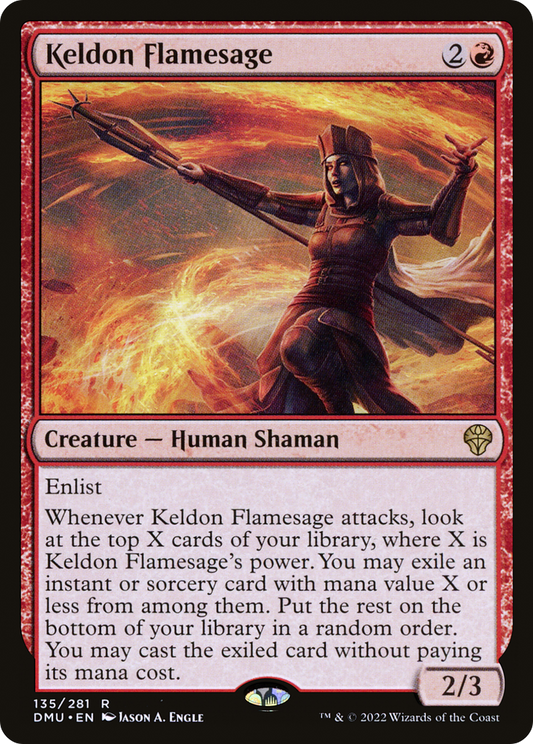 Keldon Flamesage (DMU-135) - Dominaria United - Premium MTG Single from Wizards of the Coast - Just $0.08! Shop now at Game Crave Tournament Store