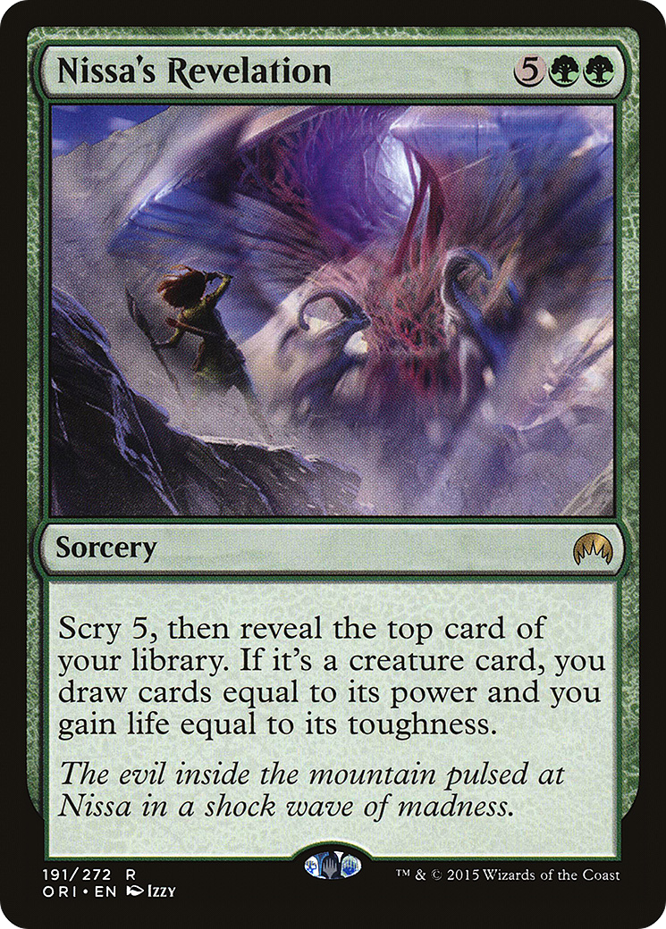 Nissa's Revelation (ORI-191) - Magic Origins - Premium MTG Single from Wizards of the Coast - Just $0.08! Shop now at Game Crave Tournament Store