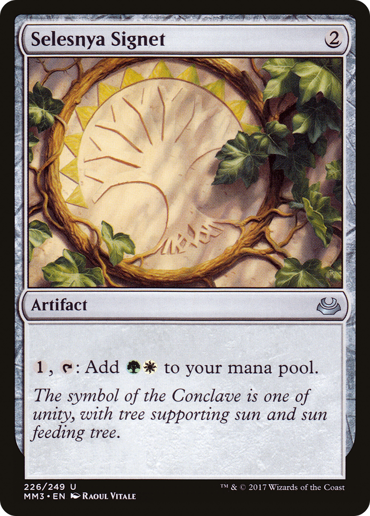 Selesnya Signet (MM3-226) - Modern Masters 2017 Foil - Premium MTG Single from Wizards of the Coast - Just $1.39! Shop now at Game Crave Tournament Store