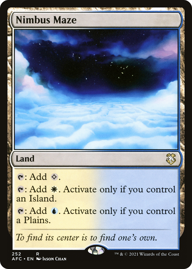 Nimbus Maze (AFC-252) - Forgotten Realms Commander - Premium MTG Single from Wizards of the Coast - Just $5.12! Shop now at Game Crave Tournament Store