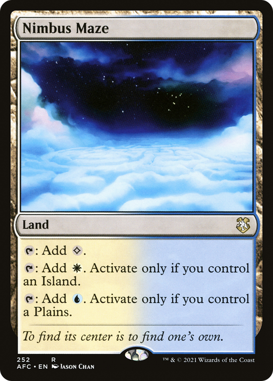 Nimbus Maze (AFC-252) - Forgotten Realms Commander - Premium MTG Single from Wizards of the Coast - Just $5.12! Shop now at Game Crave Tournament Store